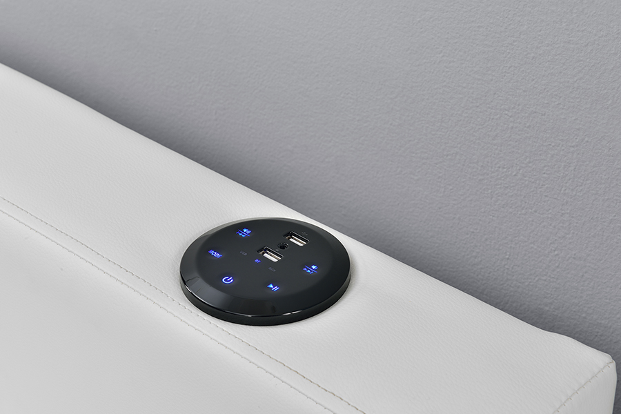 1894-1DS Difuzor Bluetooth Tapițat Cadru de depozitare audio-vizual