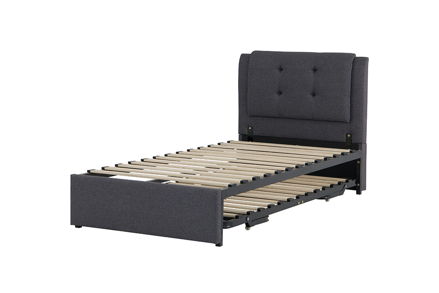 4212 Cadru de pat combinat multifuncțional tapițat cu pat supraetajat