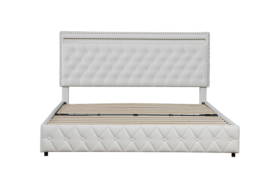 4471-1-3D Sertare Depozitare Smart Ambient Lighting Cadru pat