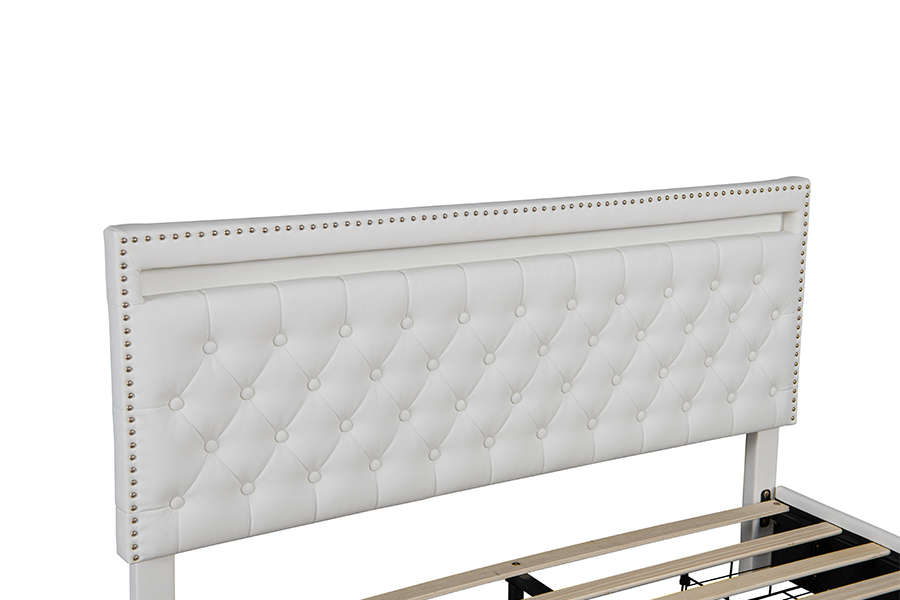 4471-1-3D Sertare Depozitare Smart Ambient Lighting Cadru pat