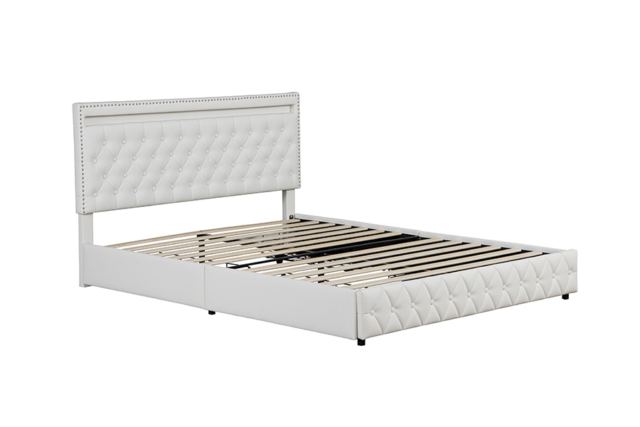 4471-1-3D Sertare Depozitare Smart Ambient Lighting Cadru pat