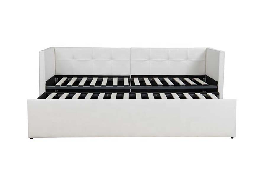 1637 Canapea extensibilă de zi din piele moale Trundle