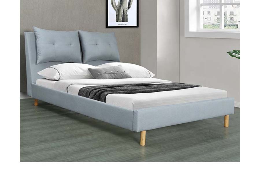1503 Cadru de pernă Pat tapitat stil modern cu design MDF