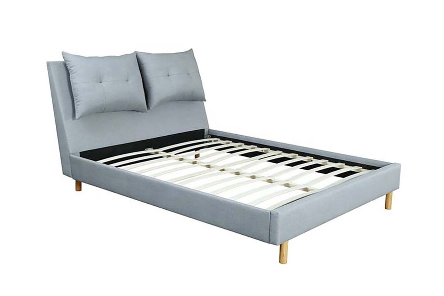 1503 Cadru de pernă Pat tapitat stil modern cu design MDF