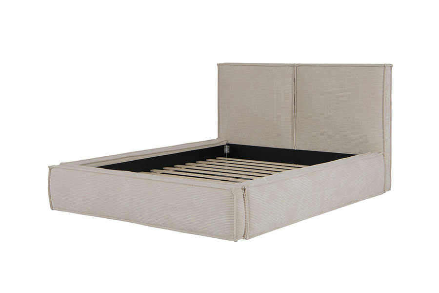 4213 Pat tapitat Tofu-Design din stofă din velur