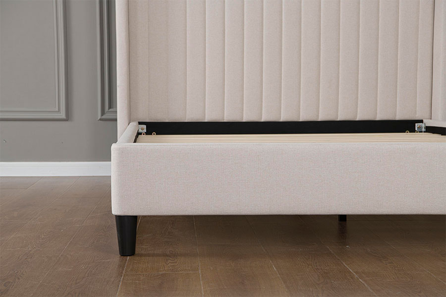 4905 Pat cu platformă minimalist lenjerie smocoasă