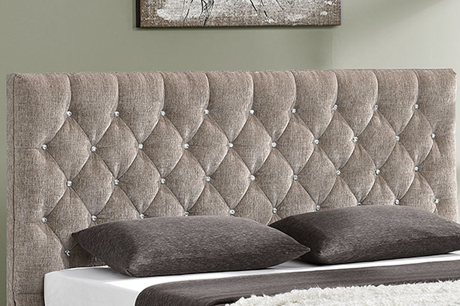 1151G Cadru de pat cu smoc de depozitare de lux Velvet Lift King