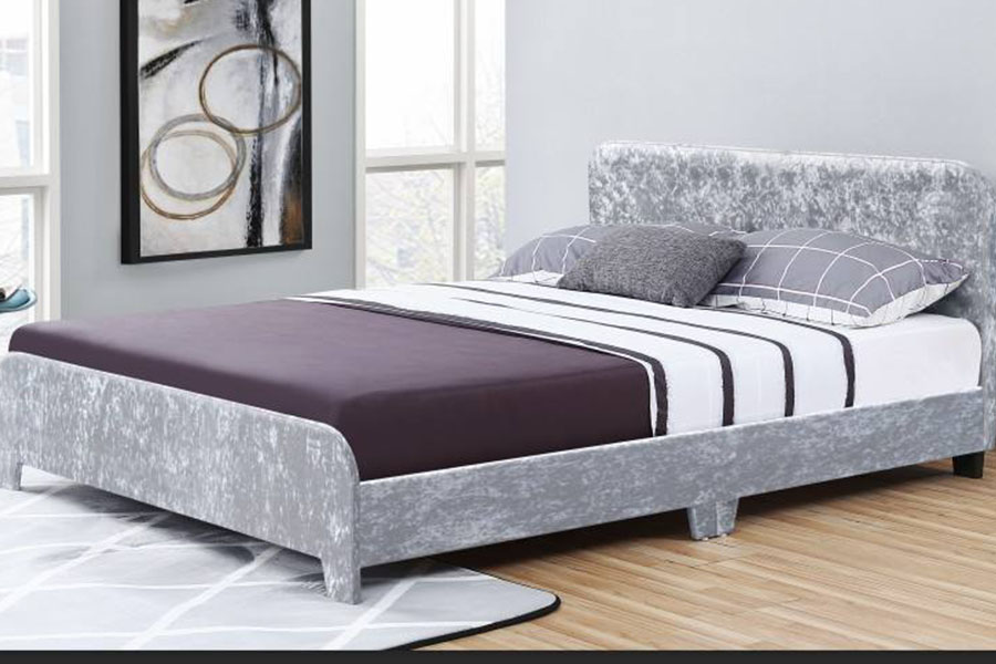 1142-3 Pachet tapițat cu o cutie din stofă de in modern