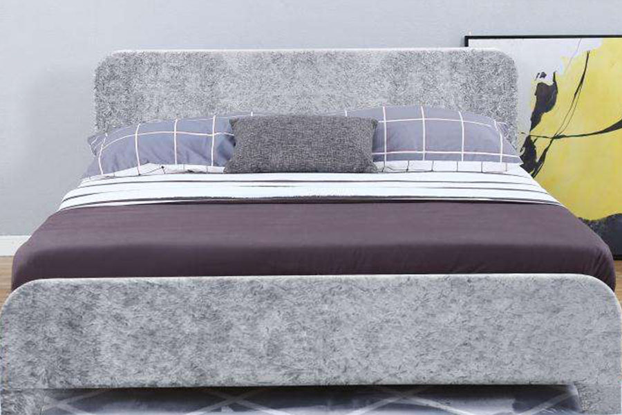 1142-3 Pachet tapițat cu o cutie din stofă de in modern