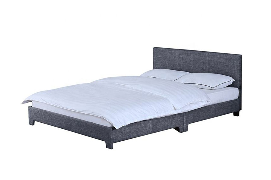 1142-2 Tesatura de in stil american Cadru pat matrimonial din lemn